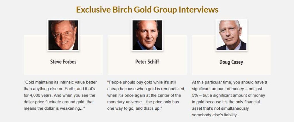 Birch Gold Group - The Gold IRA Specialist