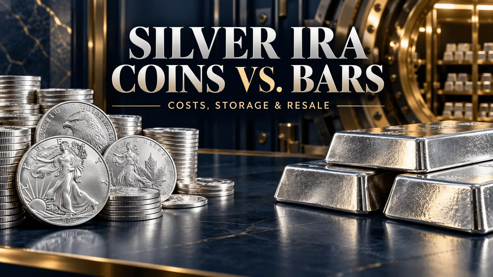 Silver IRA Coins vs Bars: Costs, Storage, and Resale