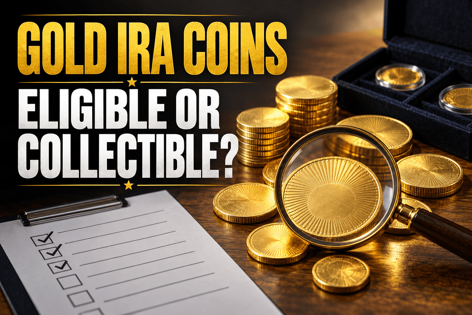Gold IRA Coins: How to Separate Eligible Bullion From Collectibles